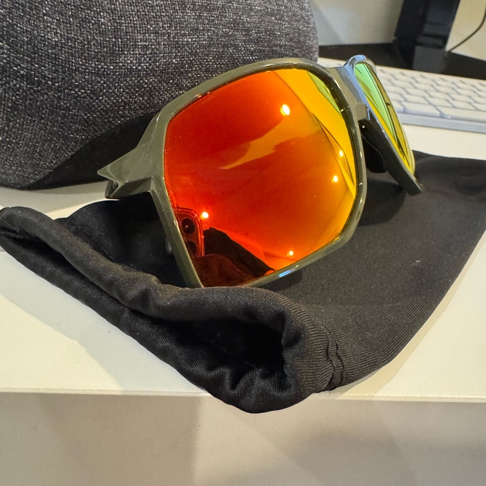 Oakley Sunglasses with Fiery Orange Lenses - Picture 2 of 3